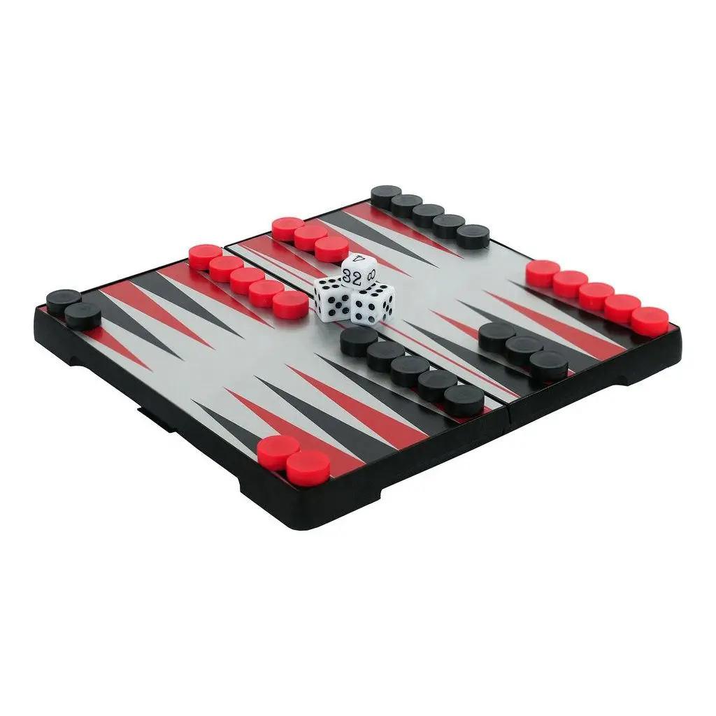 Outside Inside Backpack Magnetic Backgammon 1