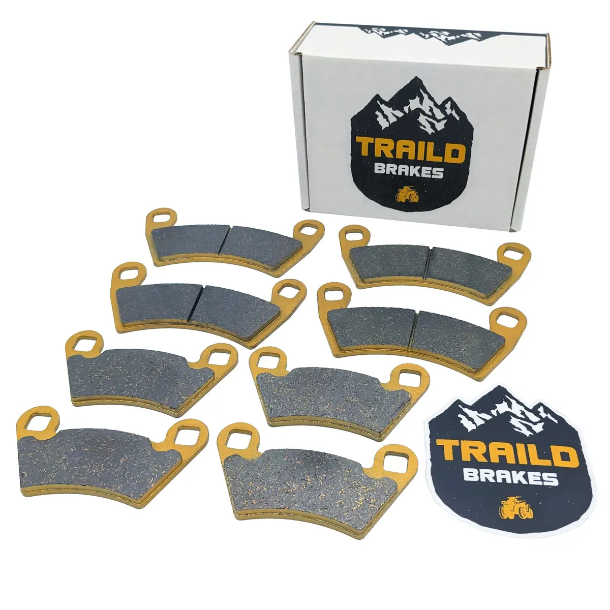 Traild Polaris Ranger 500/570/700/Xp 800/Xp 900/Xp 1000/Brutus/Diesel/Ev 2008-2025 Ceramic Brake Pad Set 1