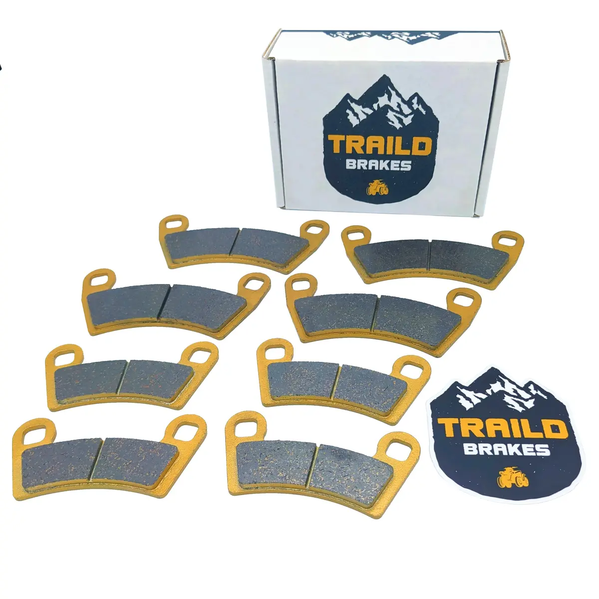 Traild Polaris Ranger 1000/Xp 1000/Crew 1000/Crew Xp 1000/Crew Sp 570/Kinetic 2018-2026 Ceramic Brake Pad Set 1