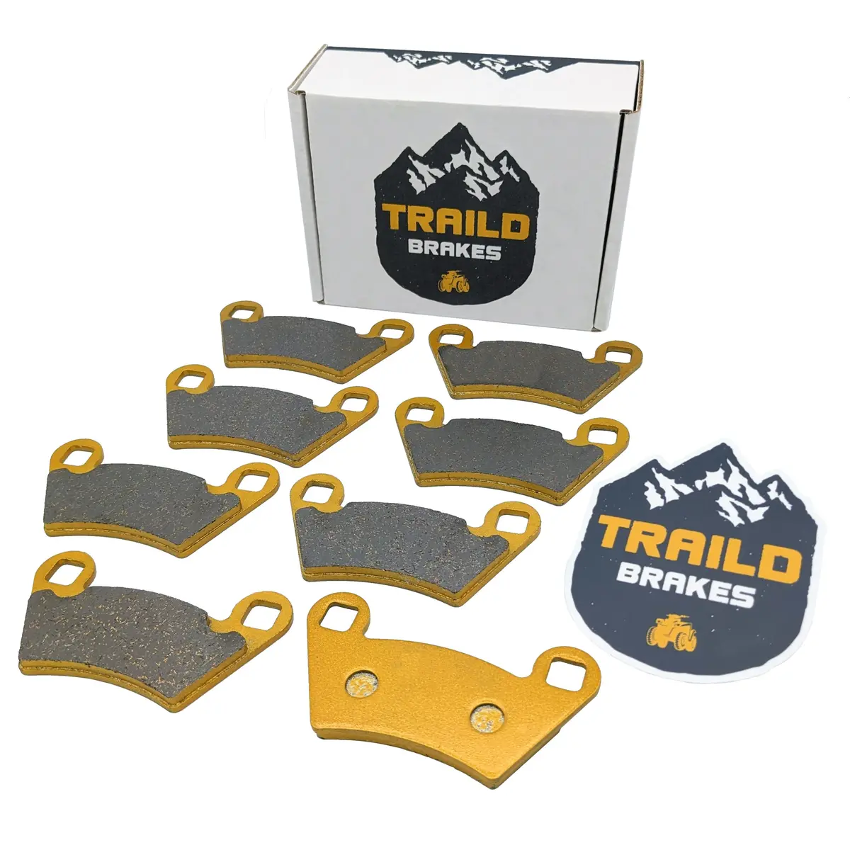 Polaris Ranger 400/500/570/650/700/800 Mid-Size 2005-2022 Ceramic Brake Pad Set 1