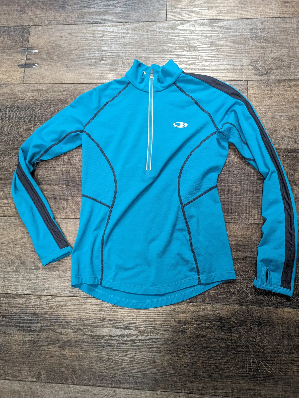 Icebreaker Gt Lightweight 1/4 Zip Shirt Merino Wool Women Extra Small 1