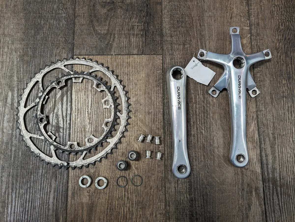 Shimano Dura Ace Fc-7701 Double Crankset, 172.5, 53/39T 1
