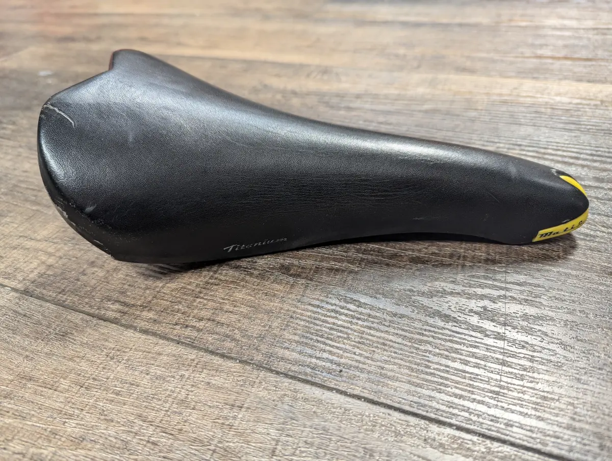 Selle Italia Turbo Matic Saddle, Titanium Rails 1