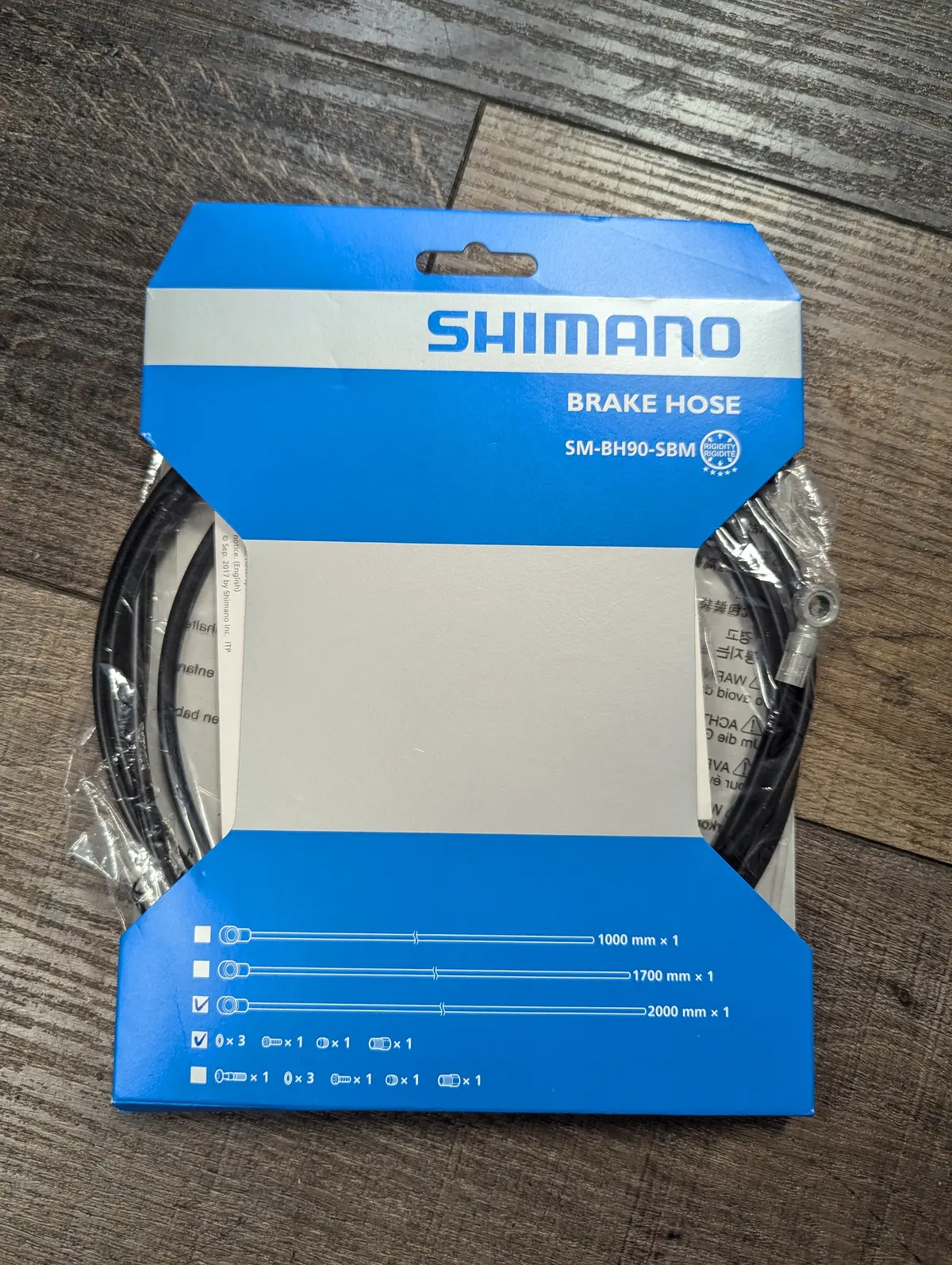 Shimano High Pressure Brake Hose, Sm-Bh90-Sbm, Xtr Deorext, Banjo Fitting 1