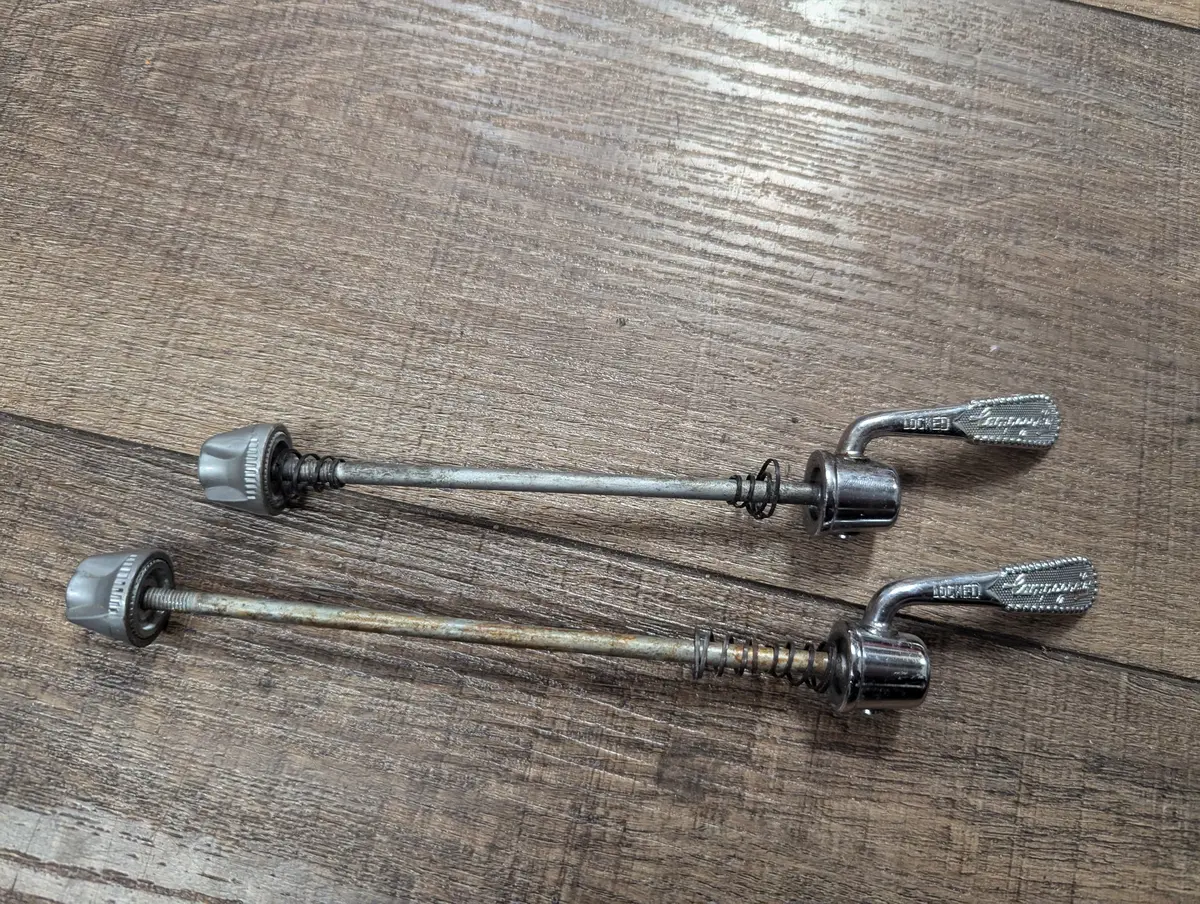 Vintage Campagnolo Quick Release Skewer Set, 100/130 1