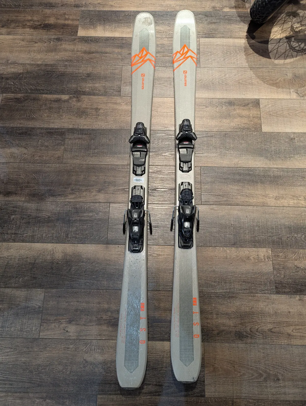 Salomon Qst 85 Skis All Mountain Rocker Grip Walk Bindings, 169Cm 1
