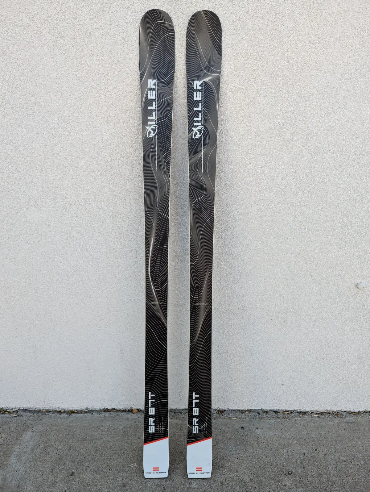 Miller Sr87 Tour Skis, 171Cm, Flats/No Bindings, Grey/Black 1