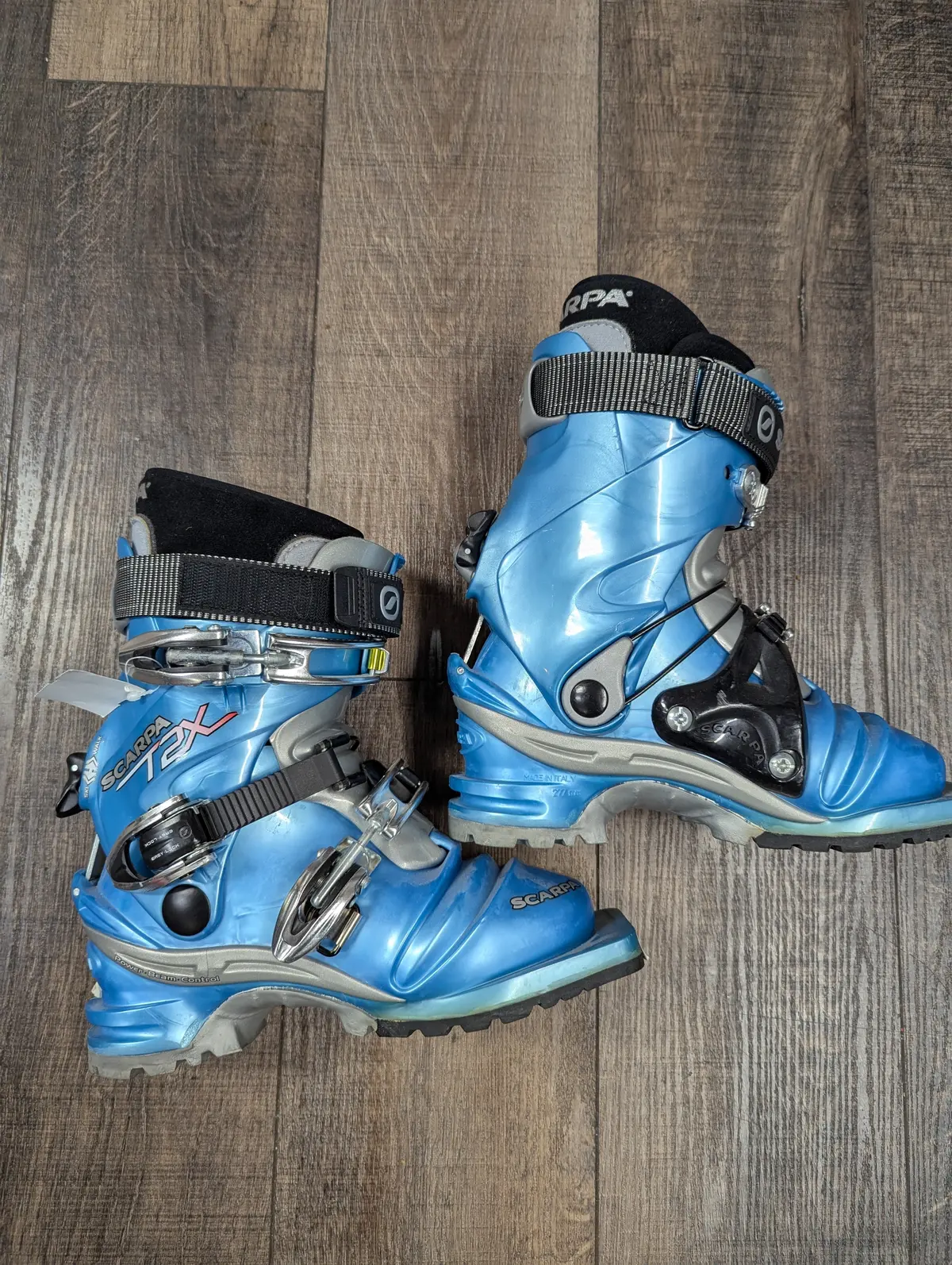 Scarpa T2x Telemark 75Mm 3-Pin Ski Boot, Mondo 22.0 Women's 5 1