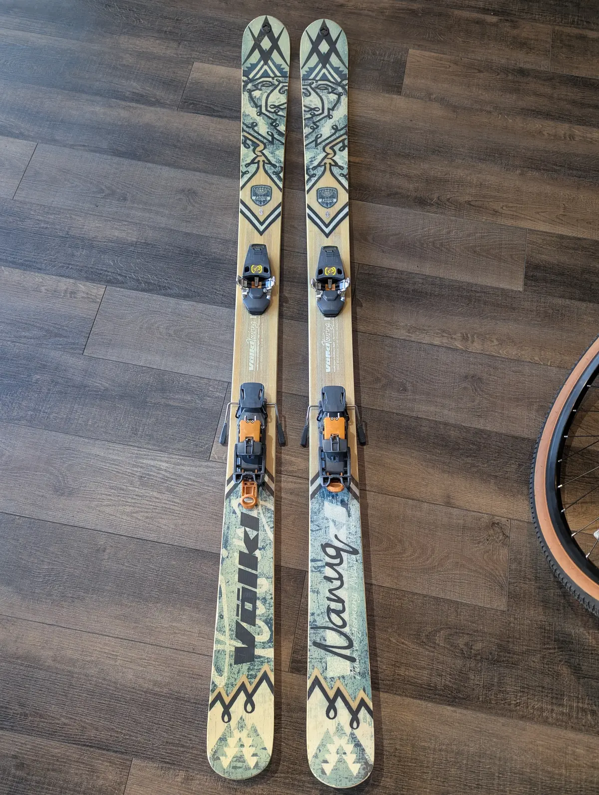 Volkl Nanuq 2013 Touring Backcountry Ski, 177Cm, G3 Ruby At Bindings See Notes 1