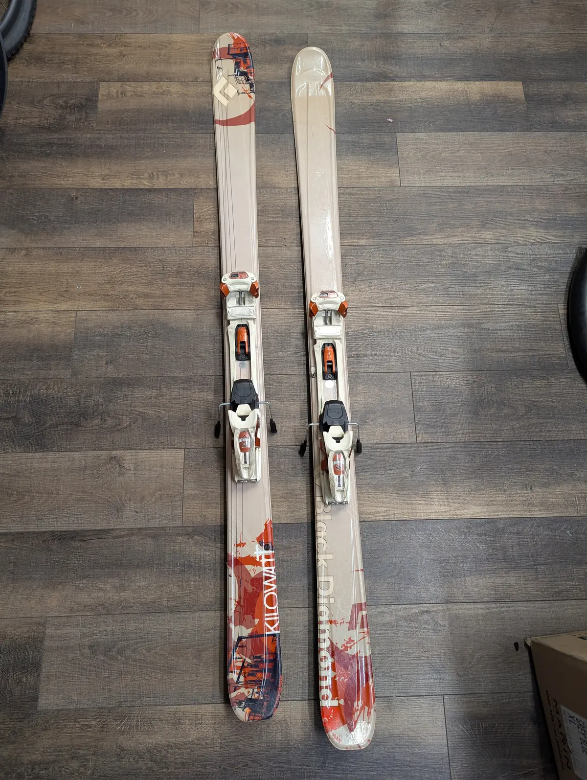 Black Diamond Kilowatt Backcountry Ski Set Up, 175Cm, Marker Duke Frame Bindings, See Notes 1