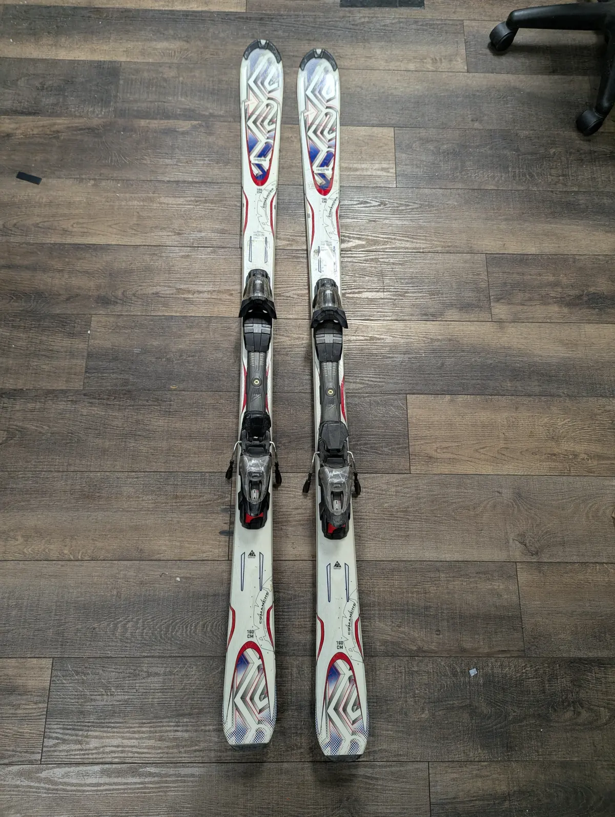 K2 Comanche All Mountain Rocker Skis, 160Cm, Older Marker Bindings, See Notes 1