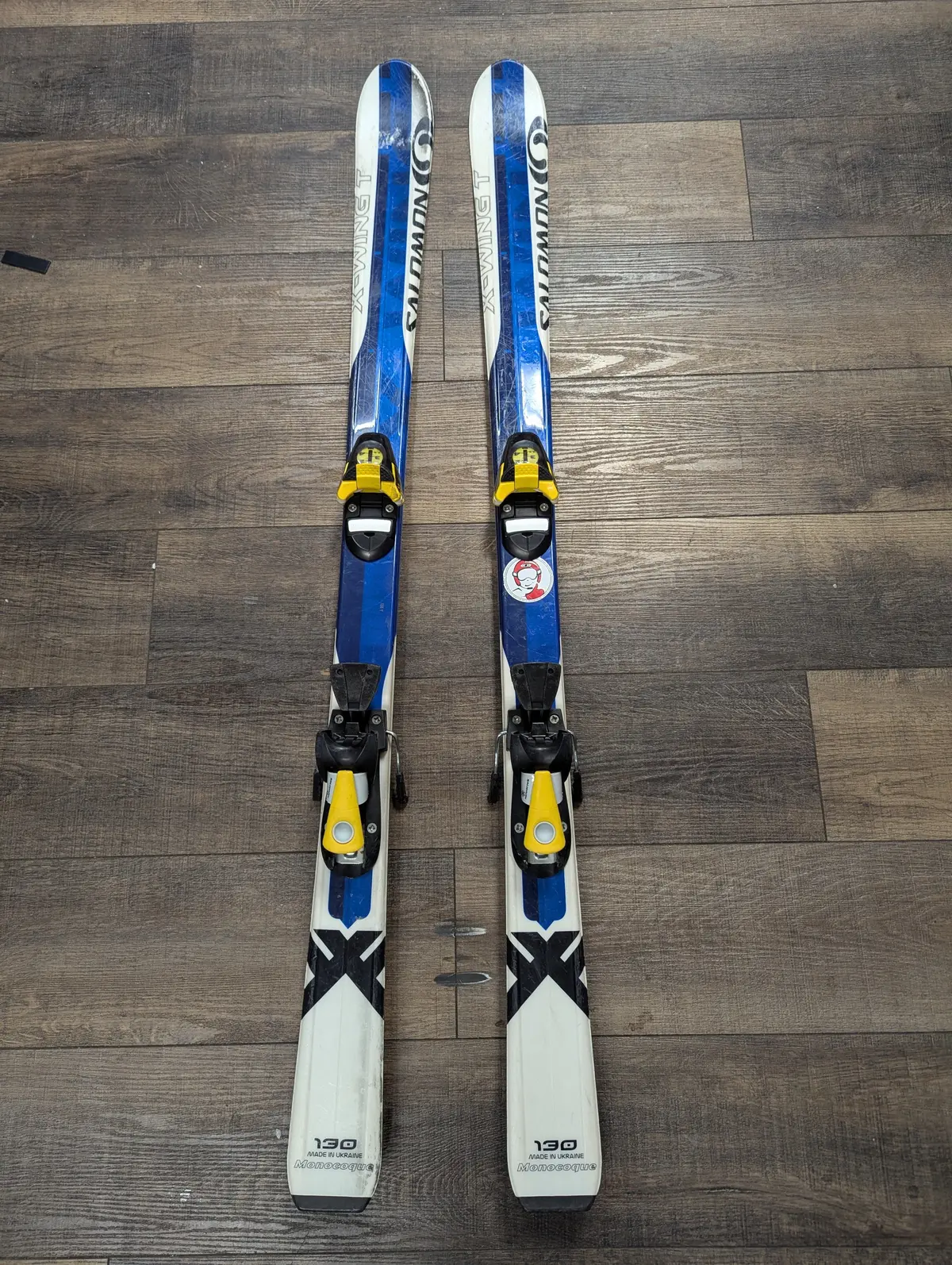Salomon X Wing T All Mountain Kids Skis, 130Cm, Older Salomon Bindings, See Notes 1
