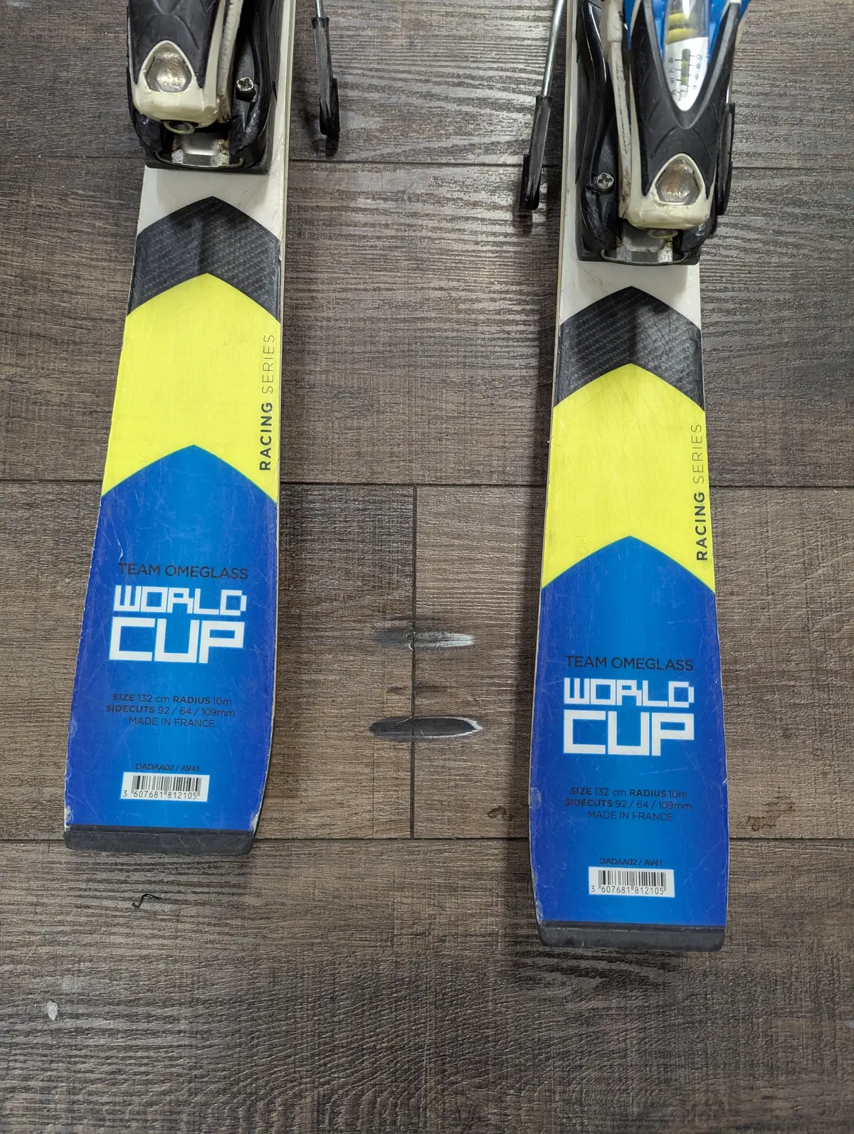 Dynastar Team Omeglass World Cup Kids Race Skis, 132Cm, Look Bindings, See Notes 2