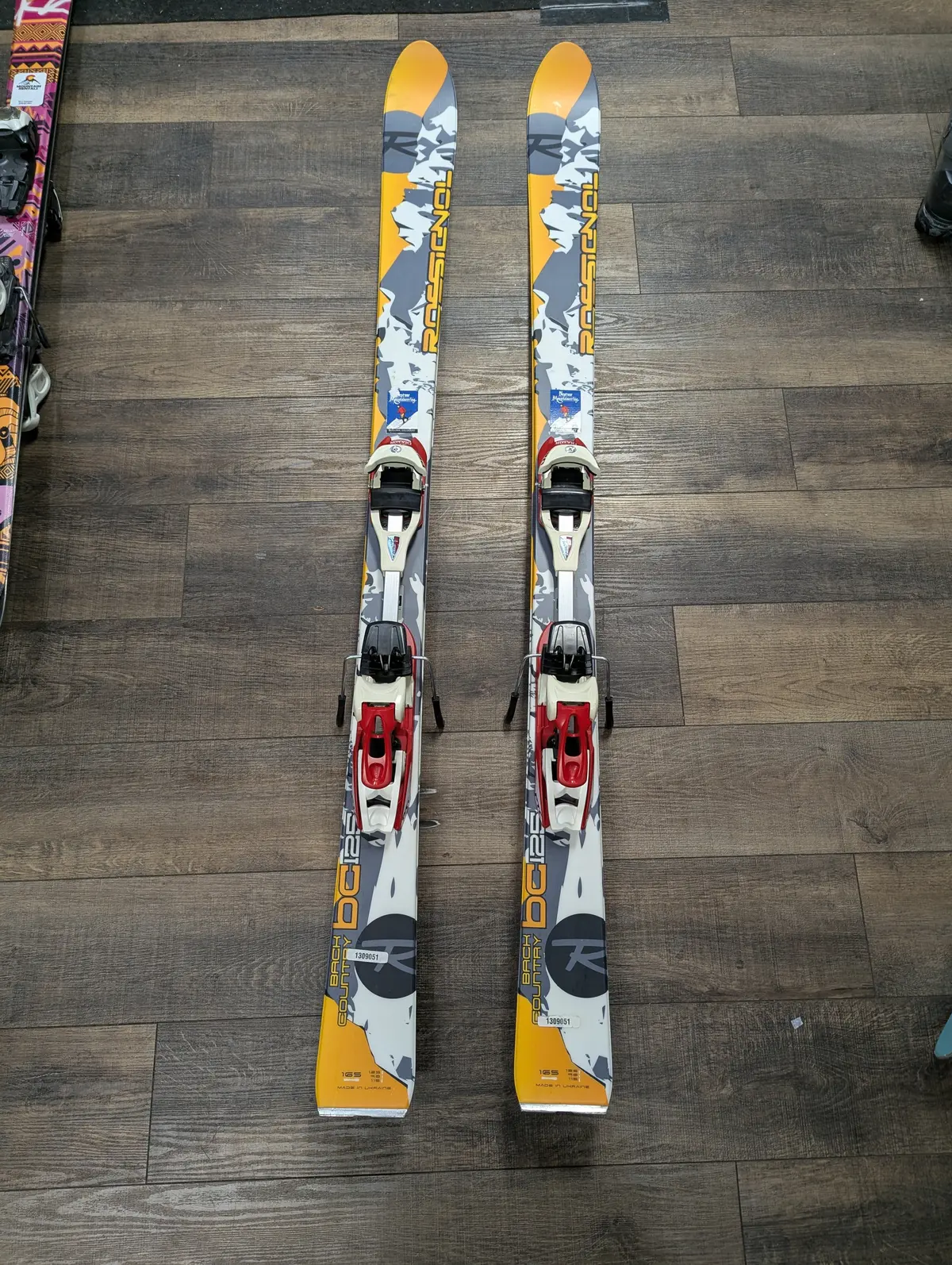 Rossignol Bc125 Bc/Xc Ski Set Up, 165Cm, Diamir Freeride Frame Bindings 1
