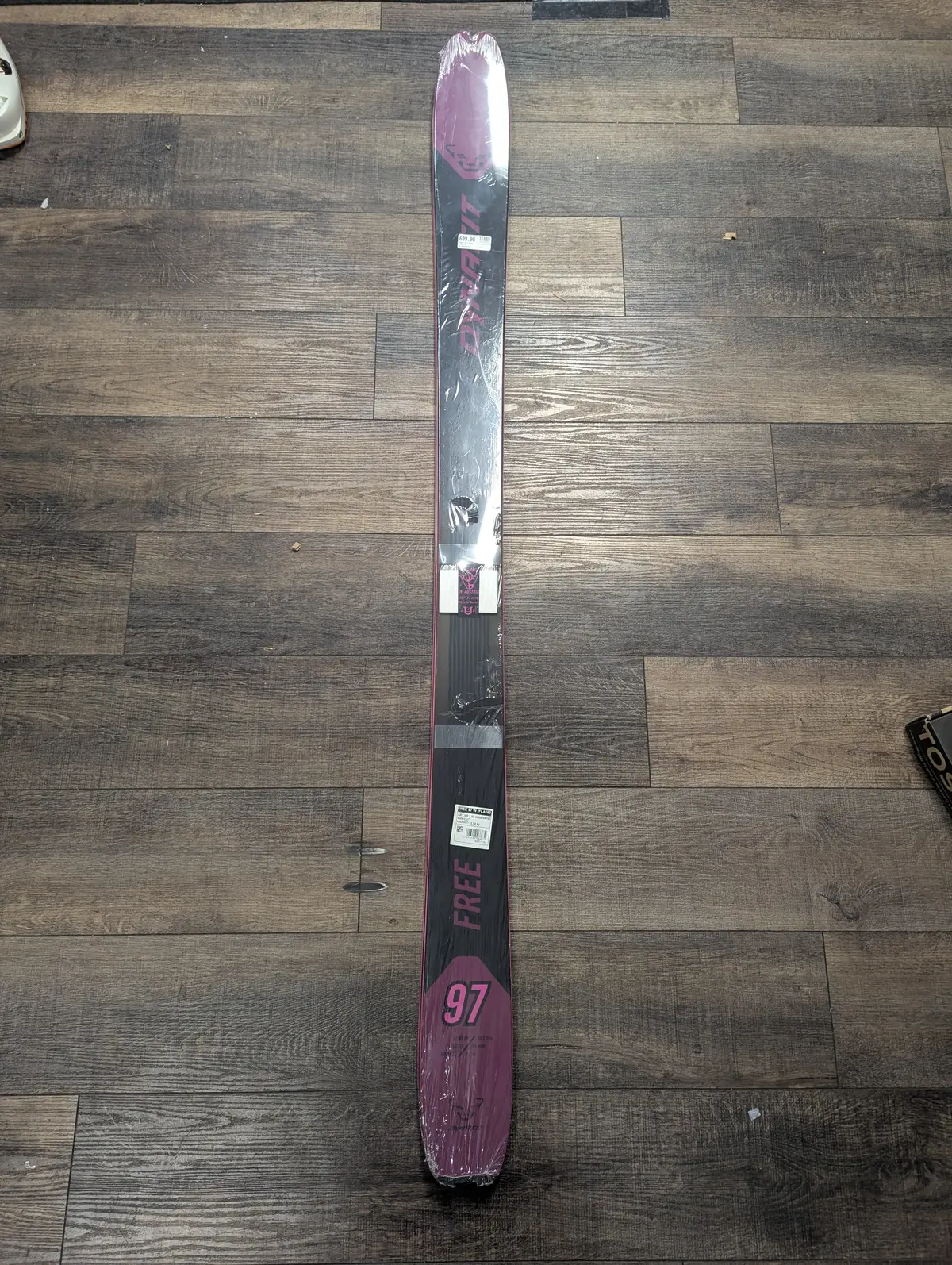 Dynafit Free Ski W 97 Touring Skis, Women, 163Cm, Flats/No Bindings, Beet Red/Black Rtl $700 1