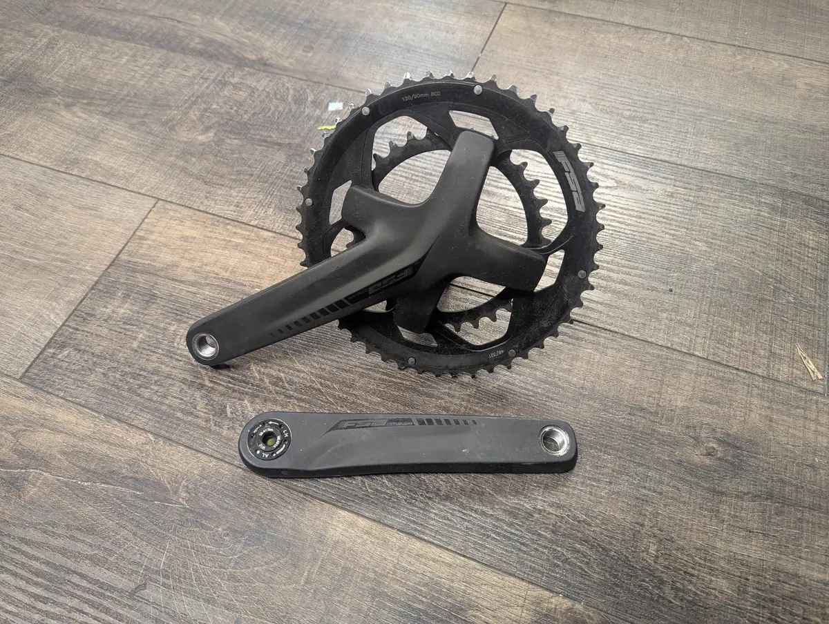 Fsa Omega Road Bike Double Crankset, 120/90Bcd, 175Mm, 24Mm Spindle 1