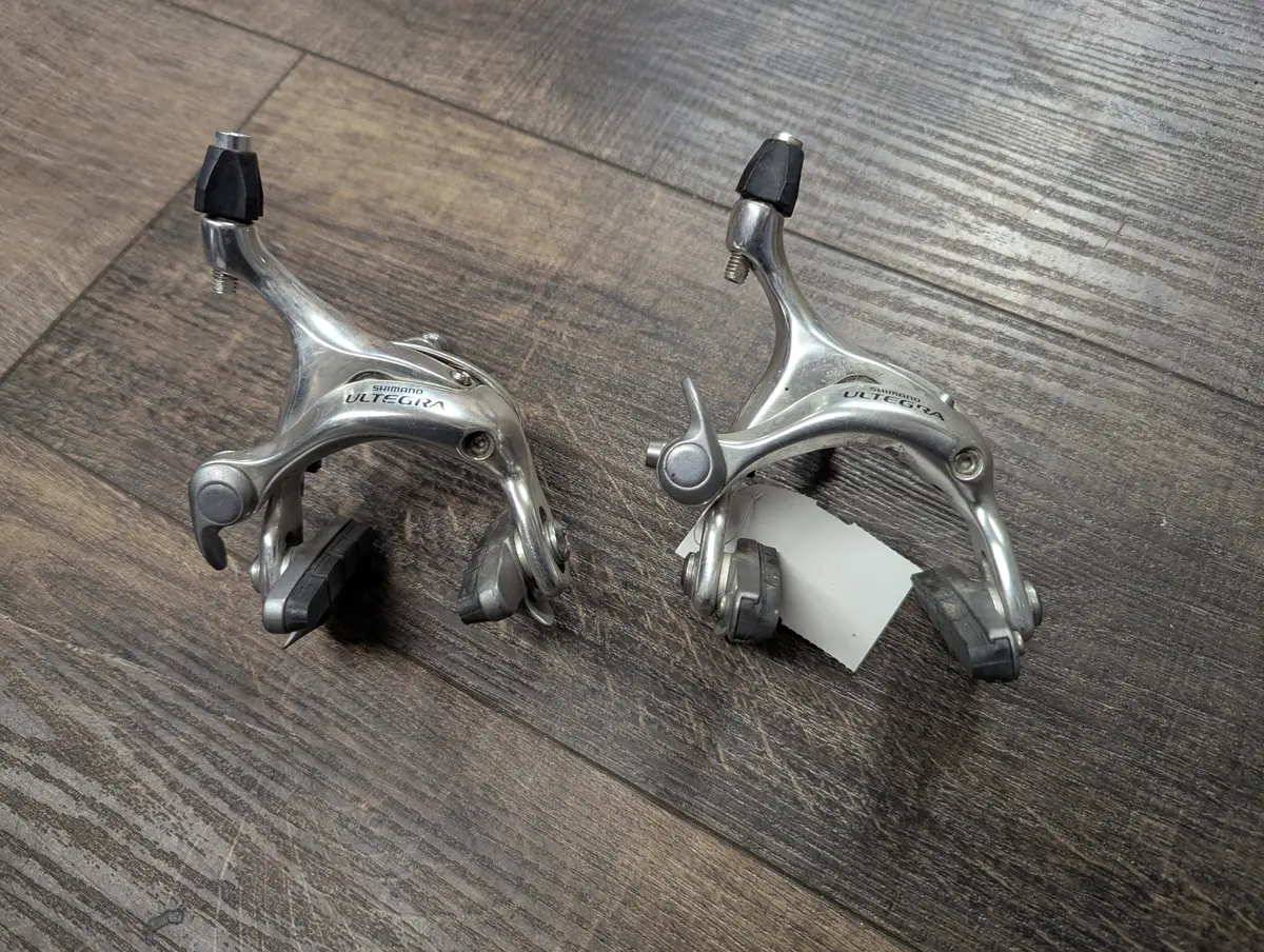 Shimano Br-6600 Ultegra Road Bike Rim Brake Caliper Set, Silver 1