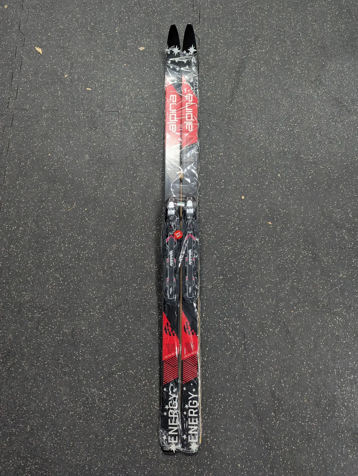 Alpina Energy Kid's Cross Country Skis, Waxless, 130Cm Rtl $150 1