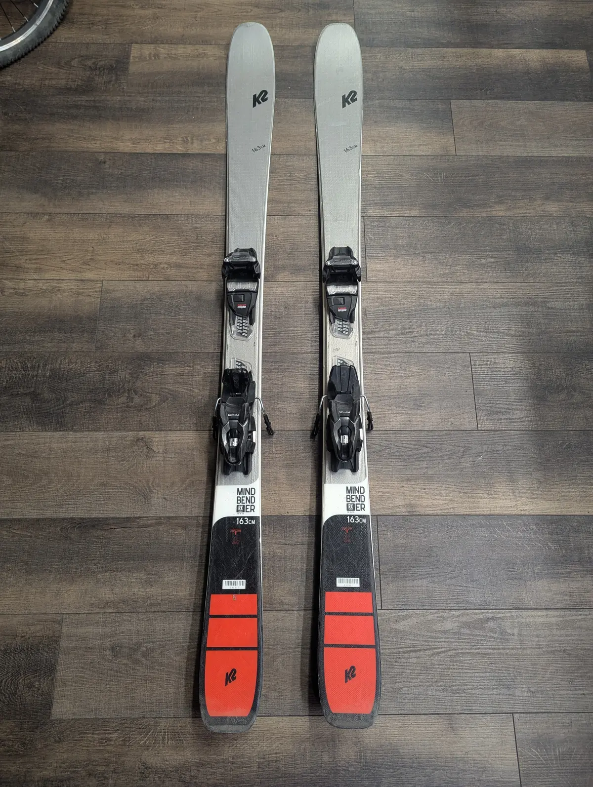 K2 Mindbender Rx 85 All Mountain Rocker Skis, Grip Walk Bindings, 163Cm 1