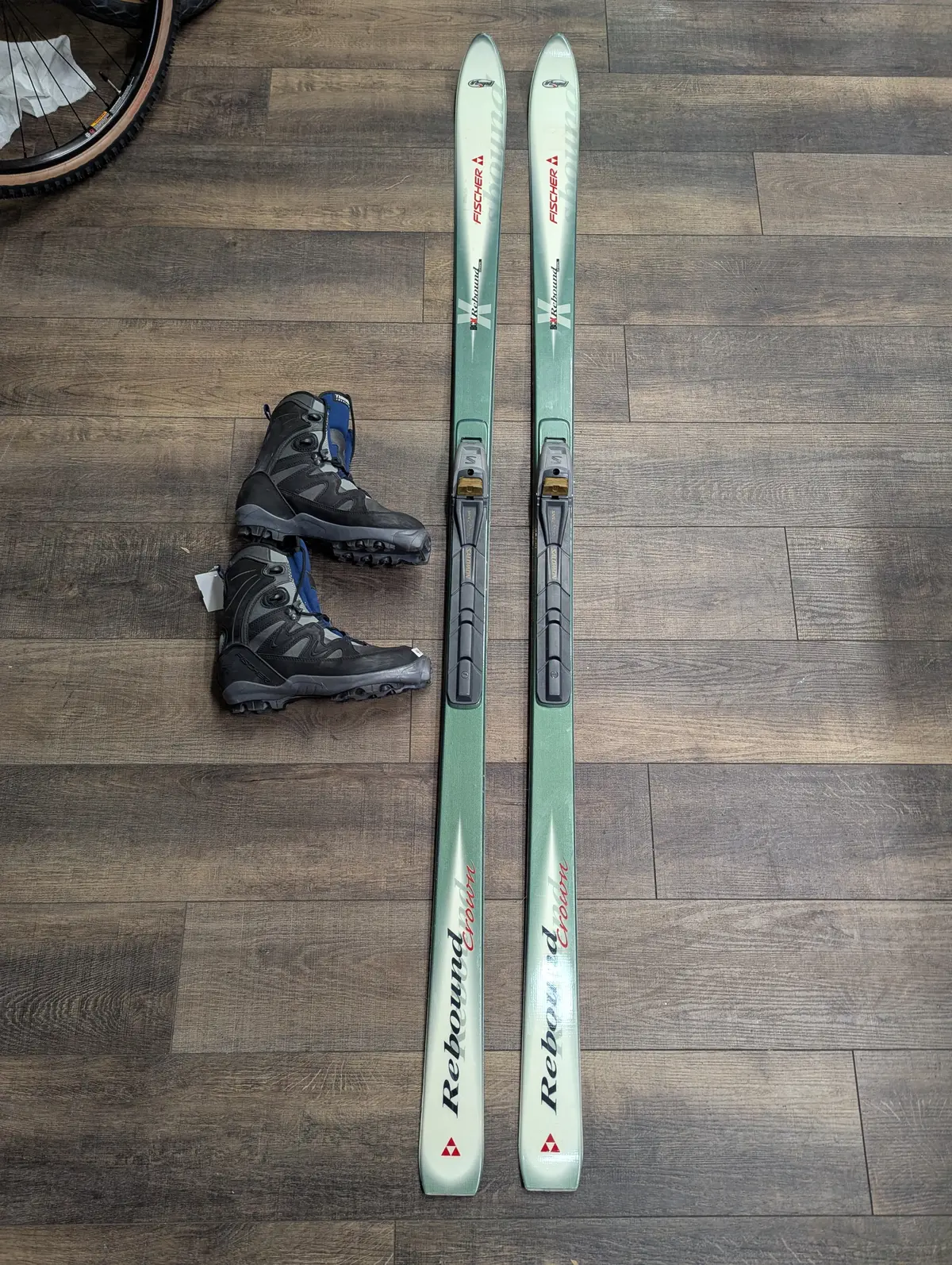 Fischer Bcx Rebound 179Cm Backcountry Xc Skis W/ Matching Boots Men 41 1