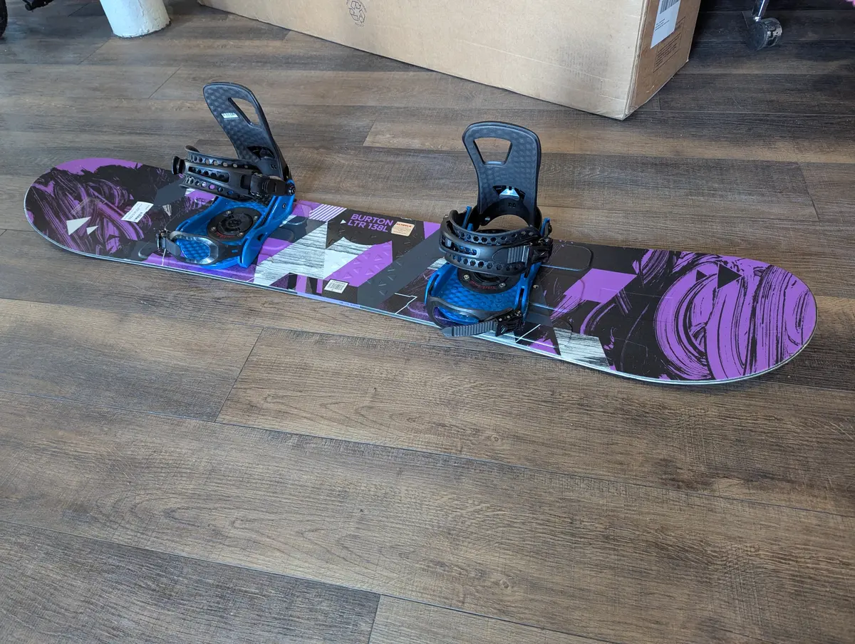 Burton Ltr Snowboard W/ Bindings, 138Cm 1