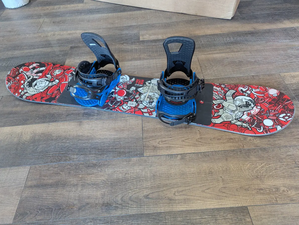 Burton Ltr Snowboard W/ Bindings, 120Cm 1