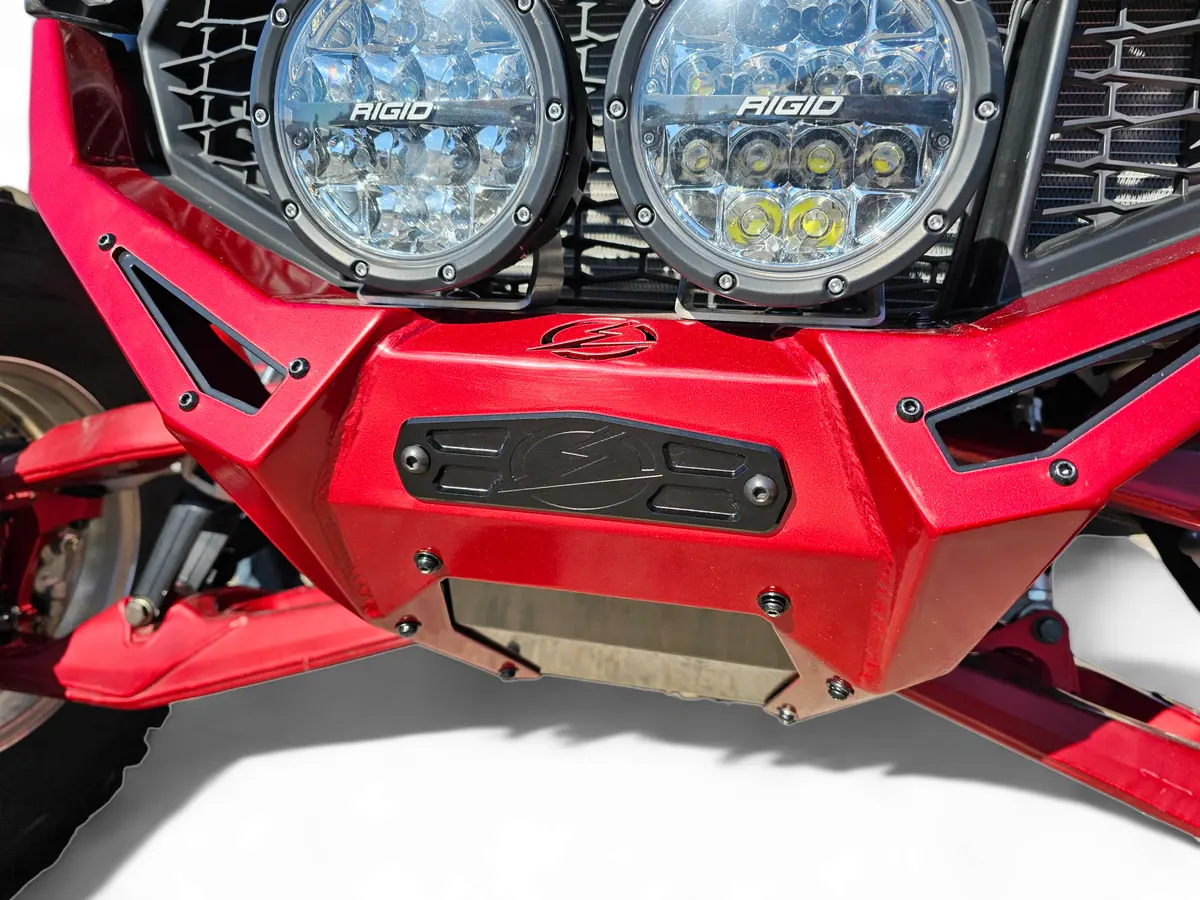 Elektric Offroad Designs Utv Winch Fairlead Cover Plate | Black 1