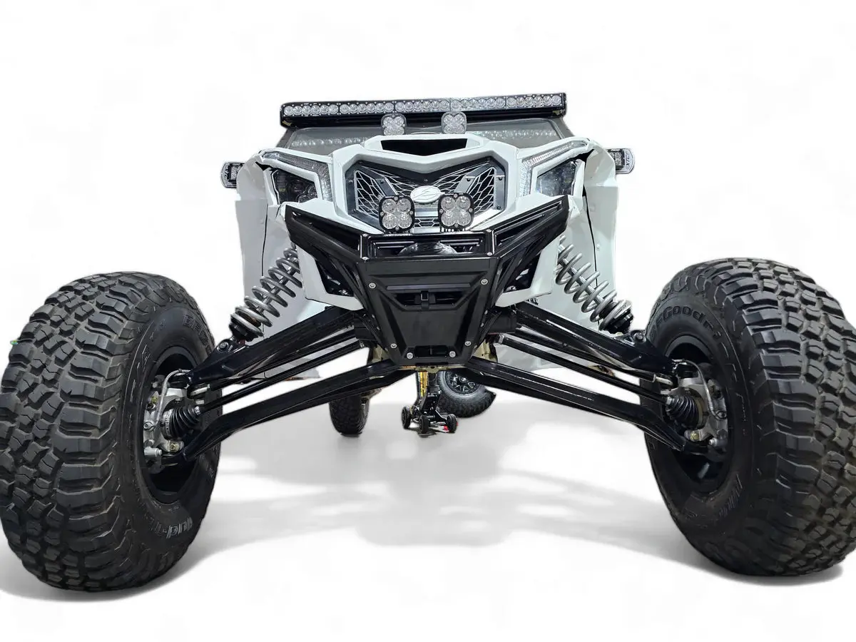 2017 To Current Can-Am X3 Maverick Machined Billet Front Winch Bumper (Black Anodize) By Elektric Offroad Designs 1