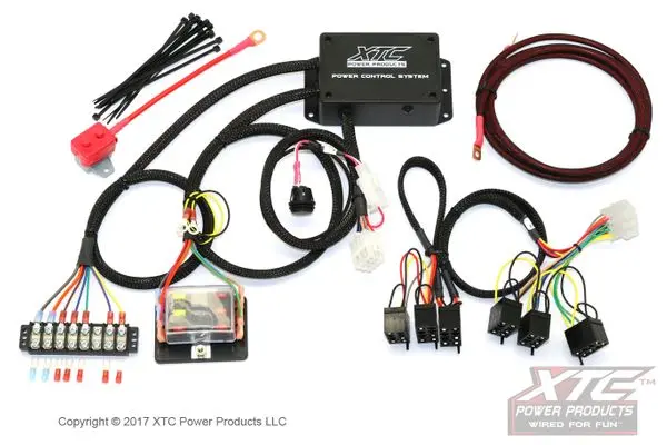 Power Control System With Strobe - Plug & Play Six Circuit Wire Harness With Strobe For Rzr's And Utv's - By Xtc 1