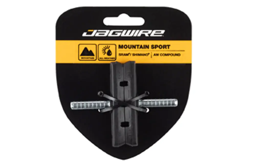 Jagwire Mountain Sport Brake Pads Smooth Post 70Mm Pad, Black 1
