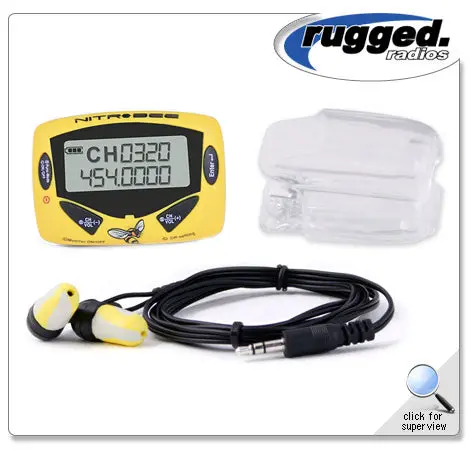 Nitro-Bee Single Channel Uhf Race Receiver By Rugged Radio 1