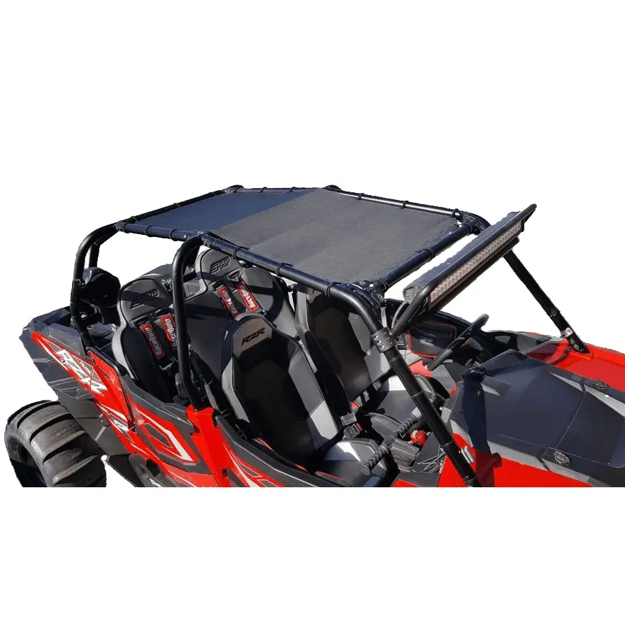 Motoroof Shade Roof – Polaris Rzr – 4 Door – Black 1