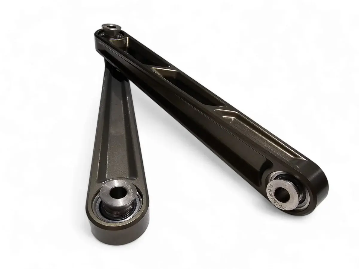 Elektric Offroad Designs 2022 To Current Polaris Rzr Turbo R, Pro R Front Sway Bar Link In Gun Metal Finish By Elektric Offroad Designs 1