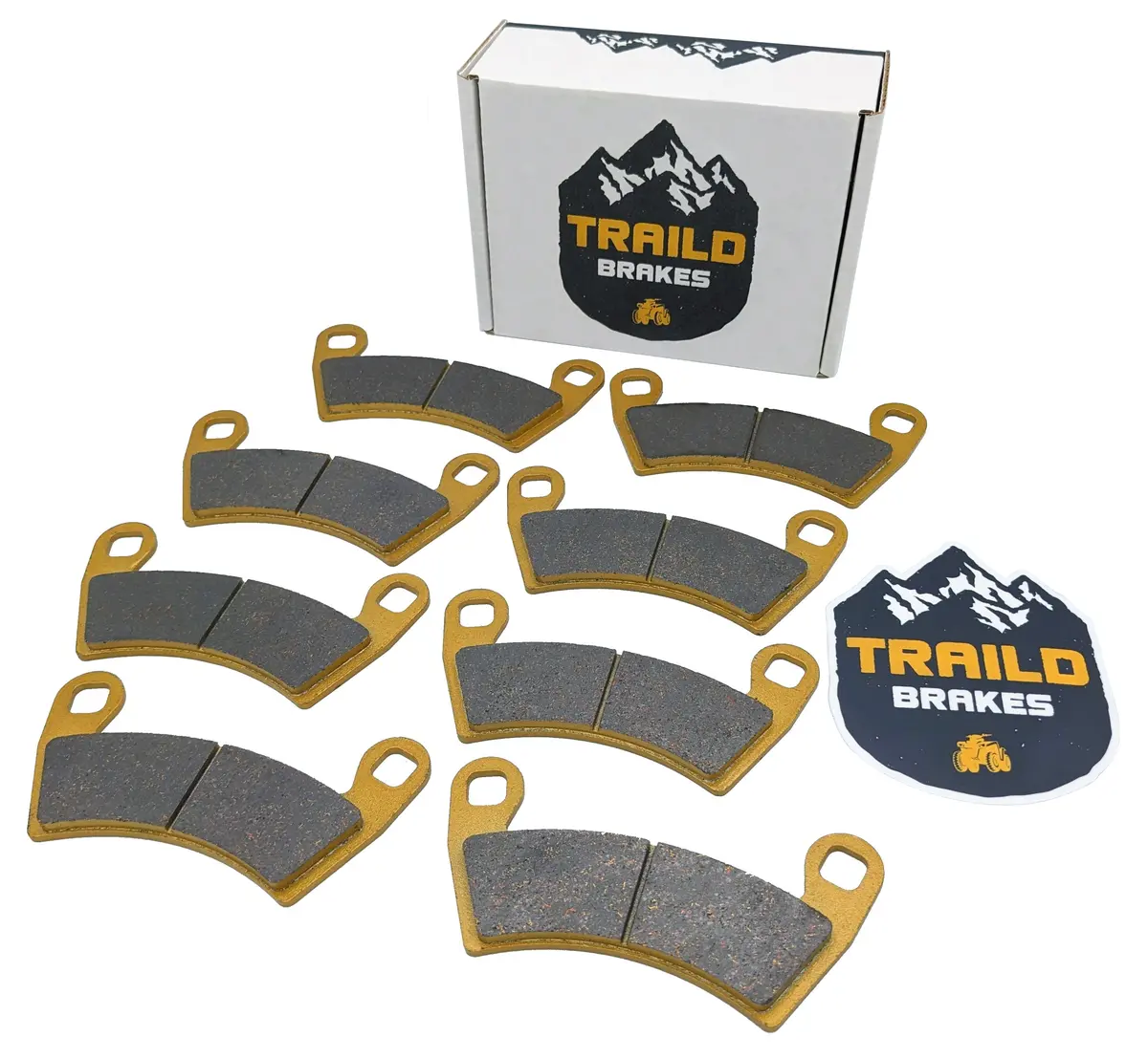 Traild Polaris Ranger Crew 570/700/800/900/Xp 1000/Diesel 2008-2024 Ceramic Brake Pad Set 1