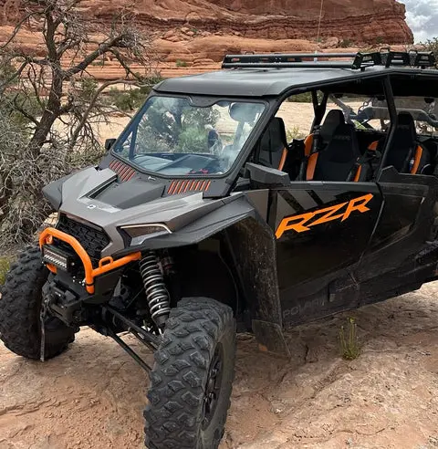 Bent Metal Polaris Rzr Xp (2024+) Vented Glass Windshield 1