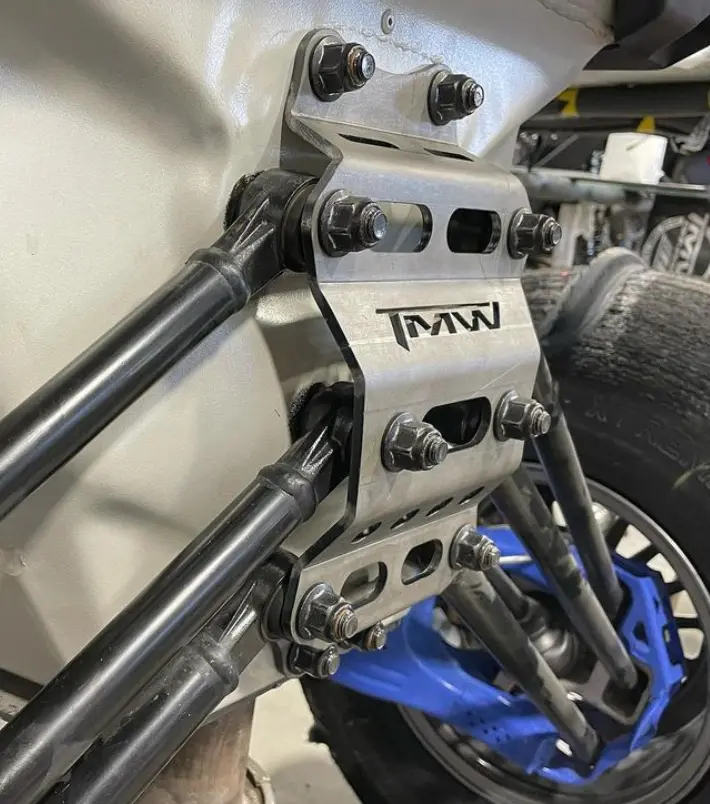 Tmw 2022-2023 X3 Rear Radius Rod Gusset Plate 1