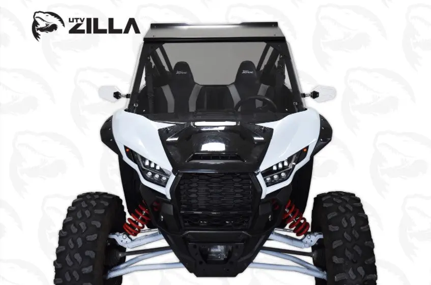 Polycarbonate Full Clear Windshield For Krx By: Utv Zilla 1