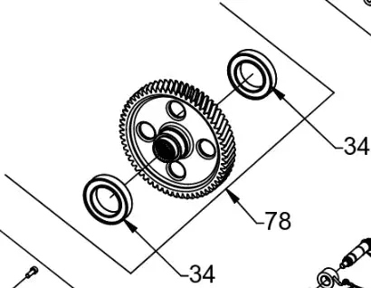 Polaris Oem Output Subassembly, Part 3235847 1