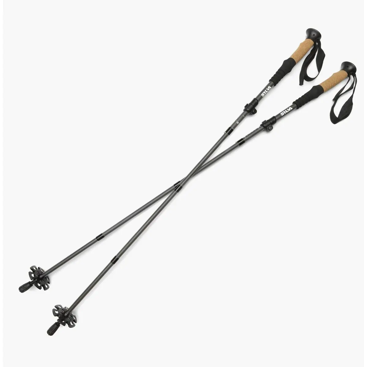 Silva Trekking Poles Aluminum Z-Fold (Pair) 1