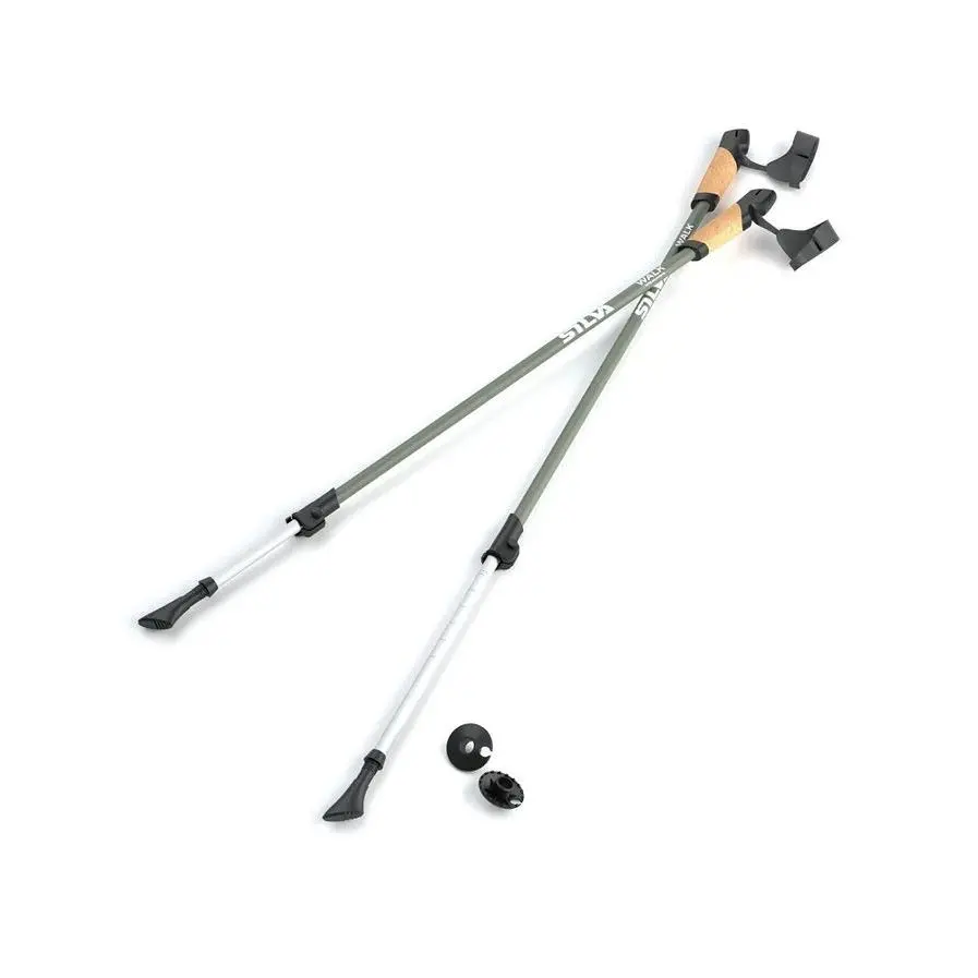 Silva Walking Poles Aluminum Cork (Pair) 1