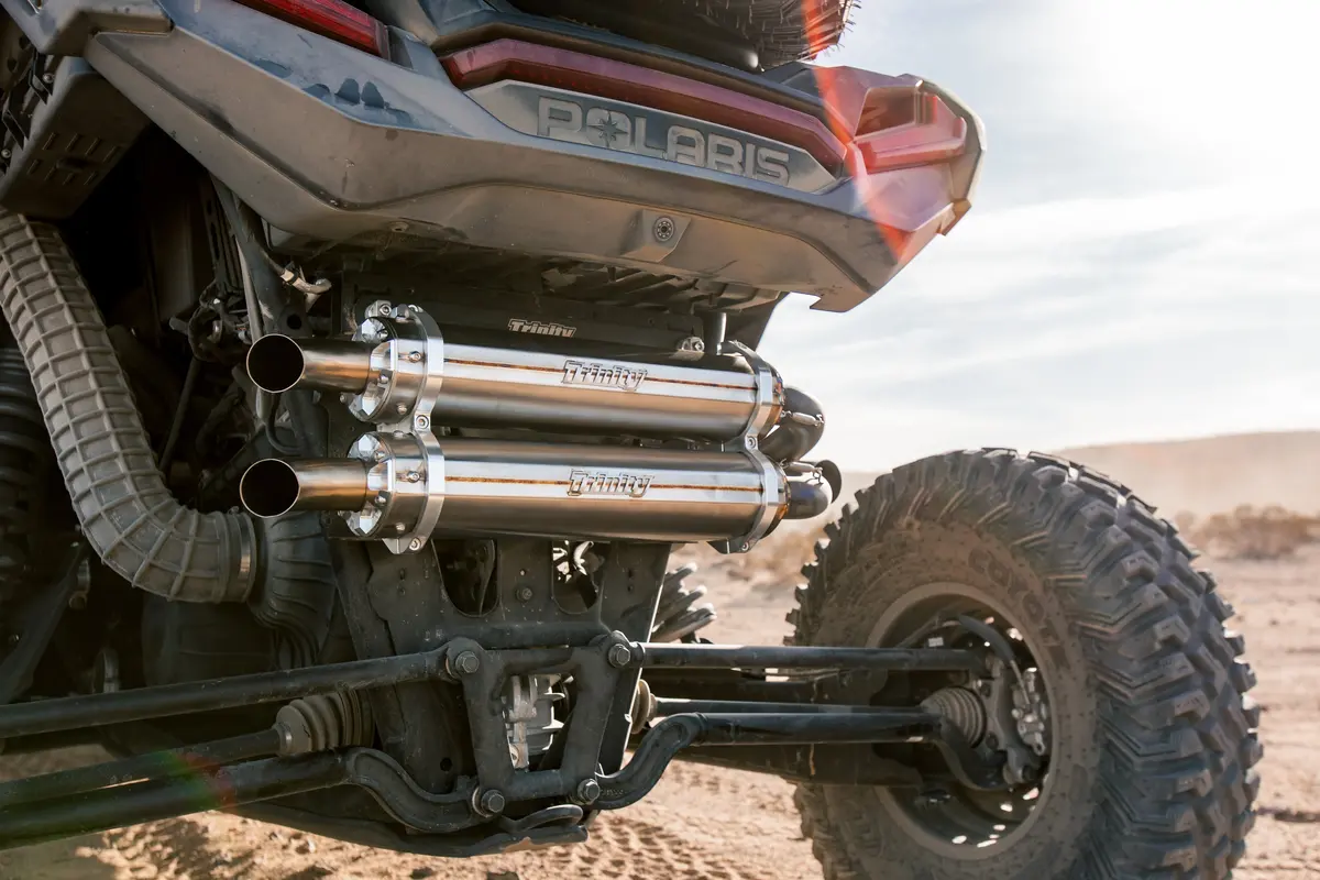 Stainless Steel Rzr Xp 1000 Slip On 2