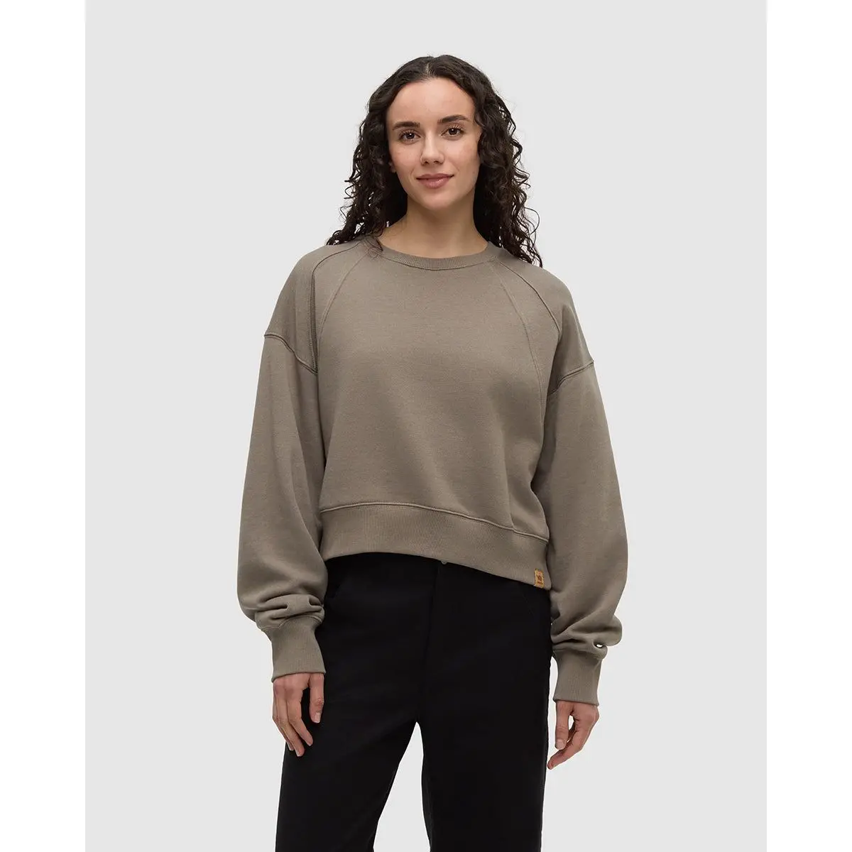 Tentree Bluffs Cropped Crew Ls - Women's 1