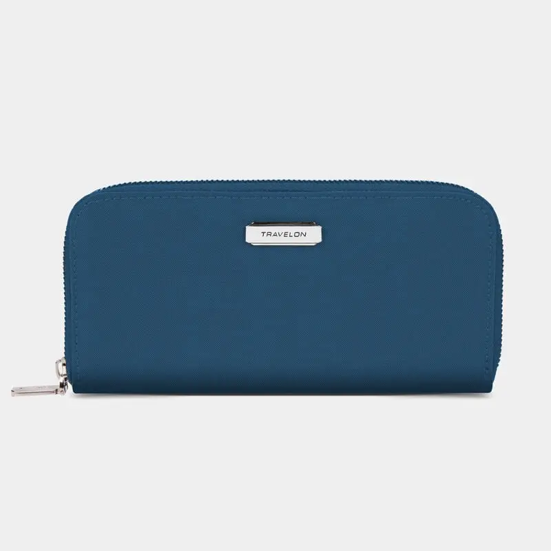 Travelon Rfid Blocking Single Zip Wallet 1
