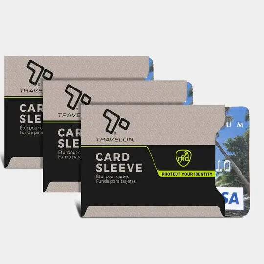 Travelon Rfid Blocking Sleeves - 3Pk 1