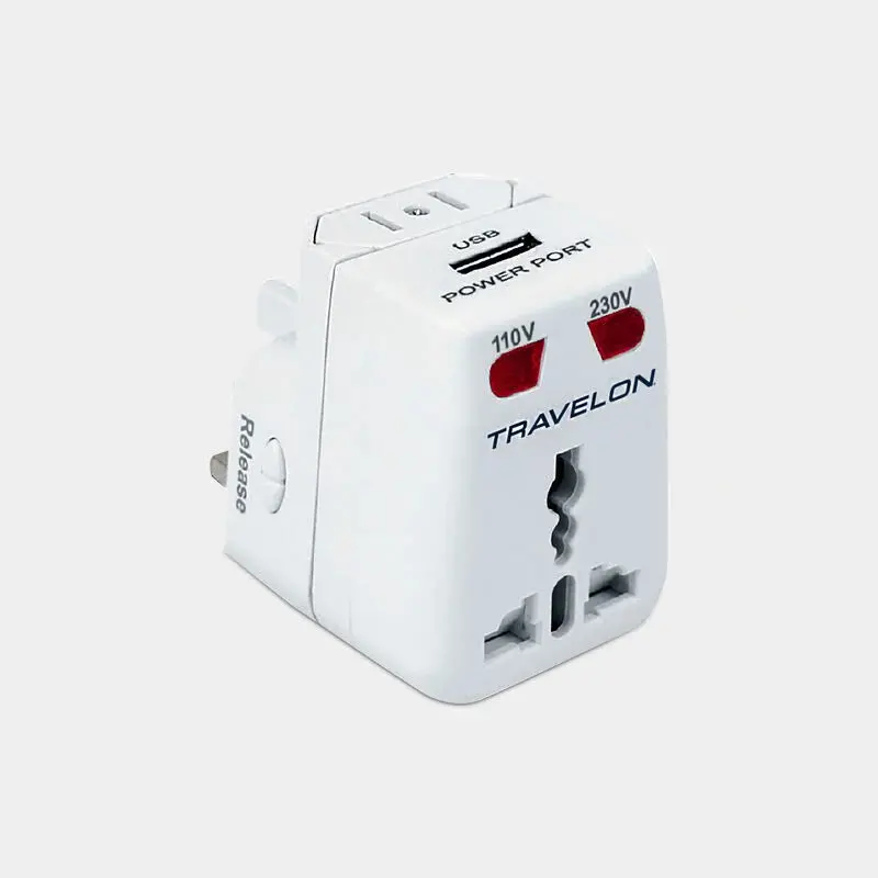 Travelon Worldwide Adapter & Usb Charger 1