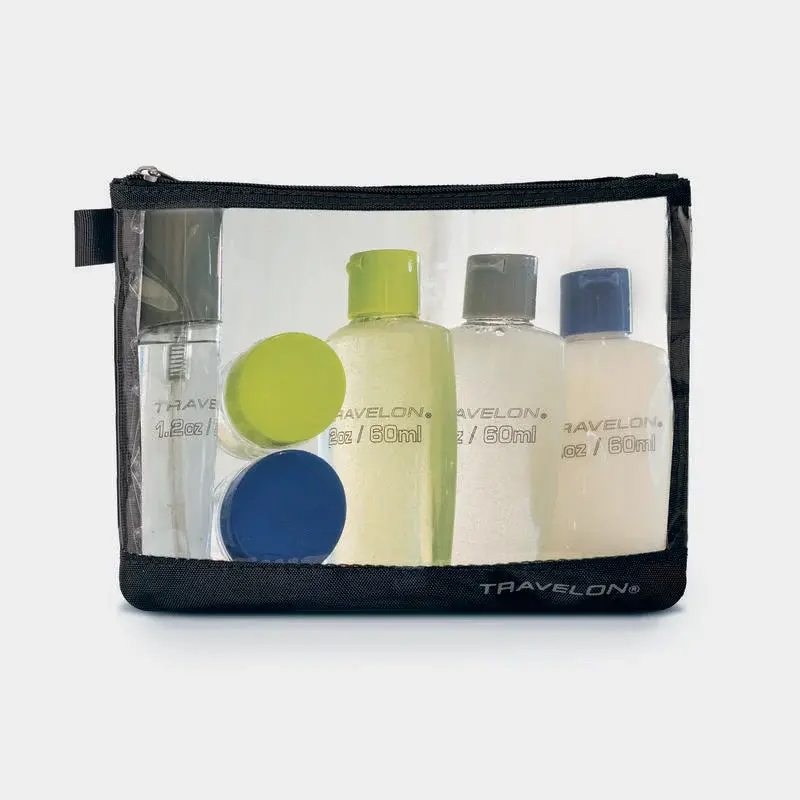 Travelon 1-Quart Zip-Top Bag With Bottles 1