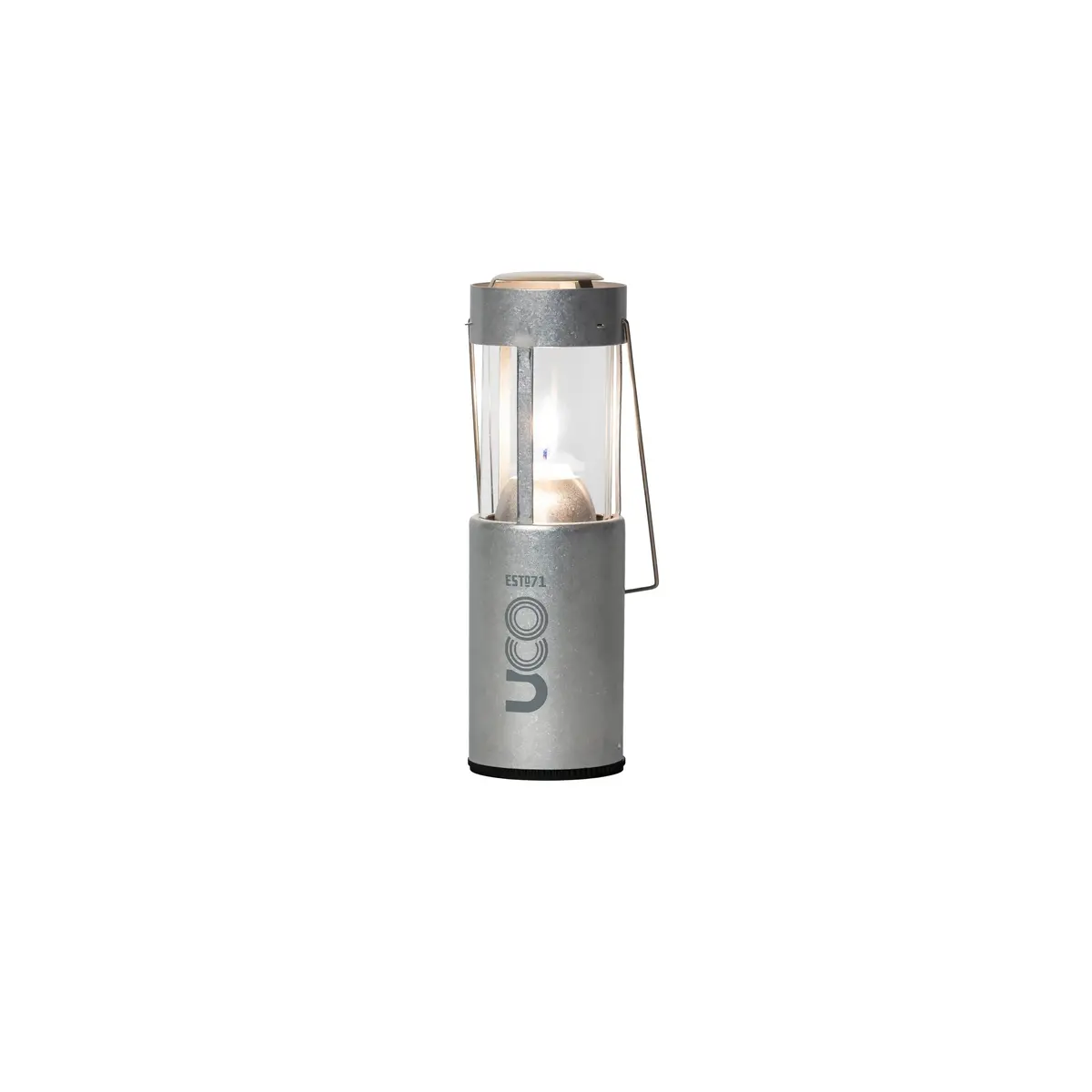 Uco Candle Lantern Raw Aluminum 1