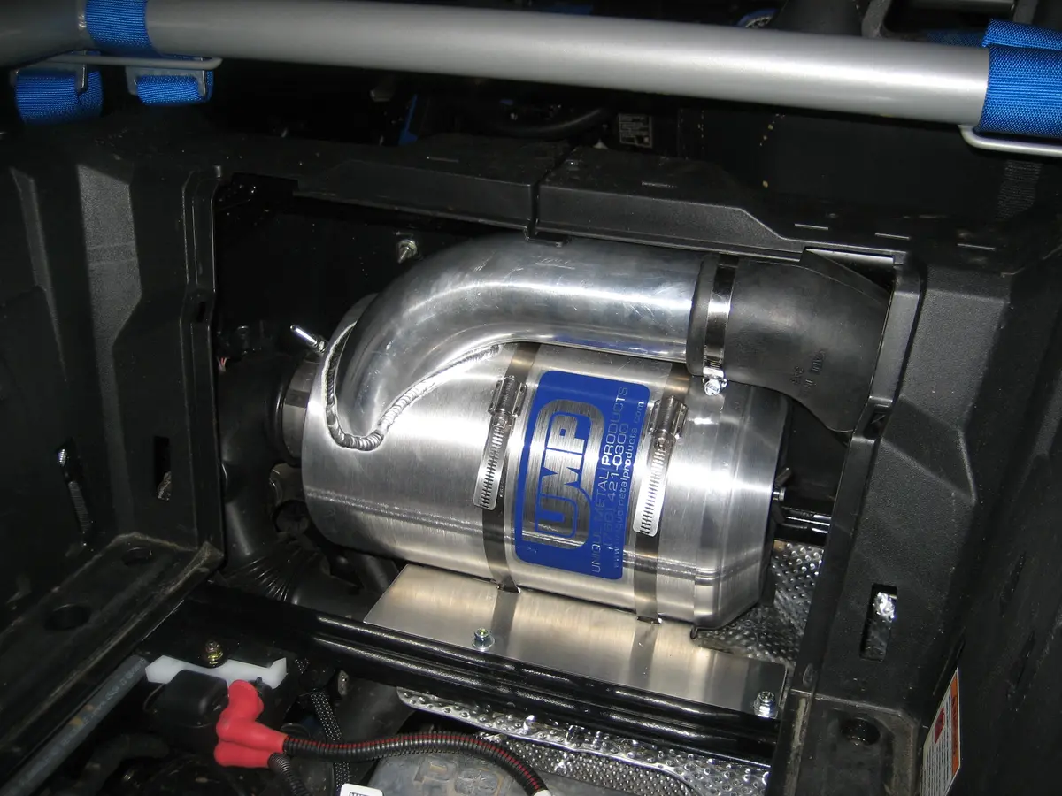 Polaris Rzr Turbo/Turbo S Air Filter Intake Kit And Air Filter By Unique Metal Products (Ump) 1