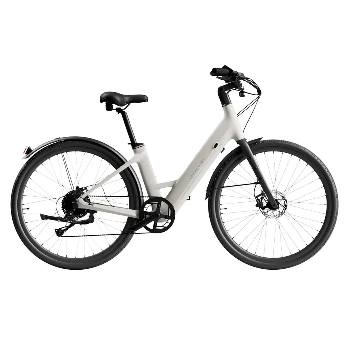 Urtopia Carbon Classic, With Throttle, 2026, Step Thru, White 1