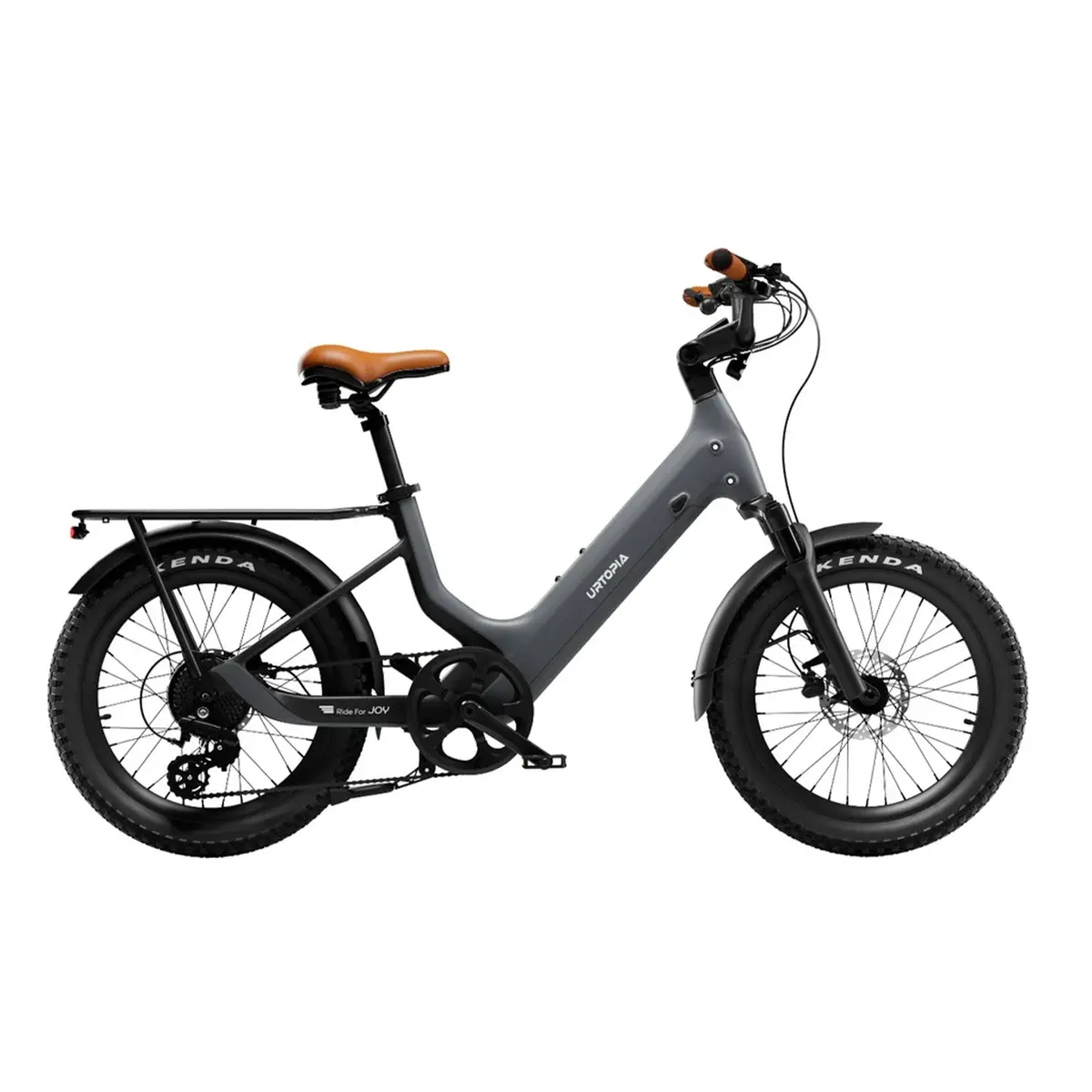 Urtopia Joy, Carbon 20" Fat-Tire E-Bike Charcoal Gray 1